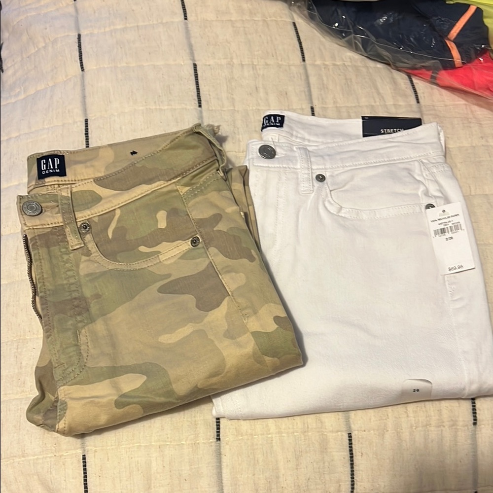 GAP true skinny ankle jeans - 2 pair